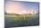 Super Wide Angle View of Golf Ball on Tee with Desert Fairway and Stunning Arizona Sunset in Backgr-BCFC-Mounted Photographic Print