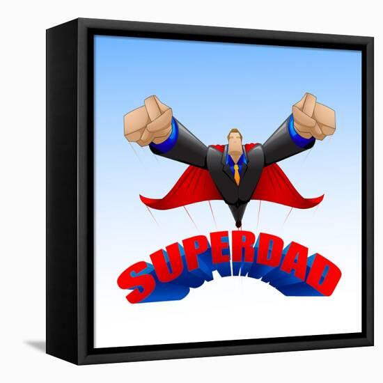 Superdad-stockshoppe-Framed Stretched Canvas