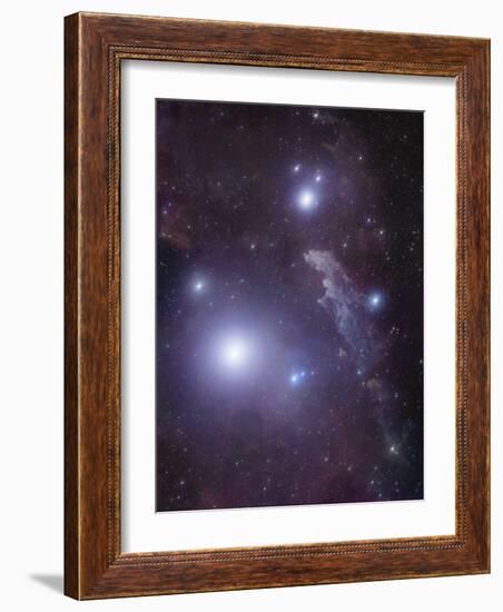 Supergiant Rigel and IC 2118 in Eridanus, Cederblad 41, the Witch Head Nebula-Stocktrek Images-Framed Photographic Print