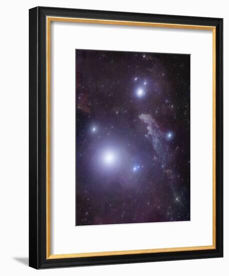 Supergiant Rigel and IC 2118 in Eridanus, Cederblad 41, the Witch Head Nebula-Stocktrek Images-Framed Photographic Print