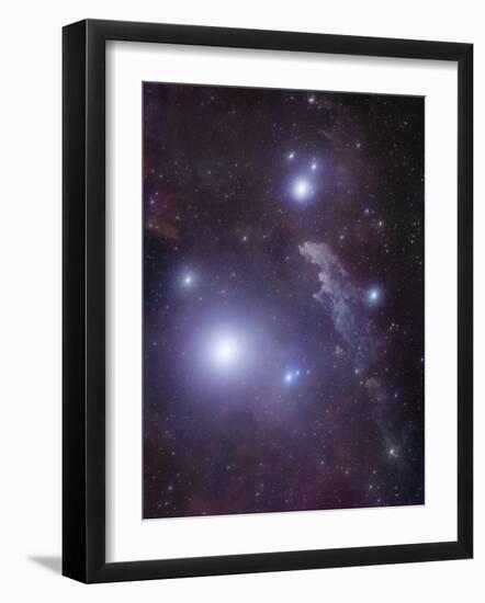 Supergiant Rigel and IC 2118 in Eridanus, Cederblad 41, the Witch Head Nebula-Stocktrek Images-Framed Photographic Print