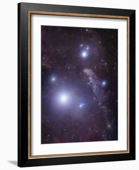 Supergiant Rigel and IC 2118 in Eridanus, Cederblad 41, the Witch Head Nebula-Stocktrek Images-Framed Photographic Print