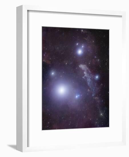 Supergiant Rigel and IC 2118 in Eridanus, Cederblad 41, the Witch Head Nebula-Stocktrek Images-Framed Photographic Print