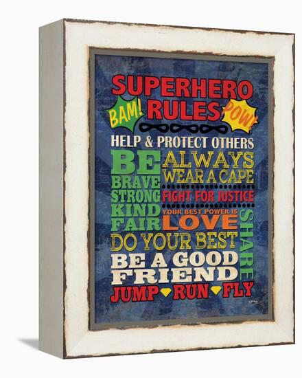 Superhero Rules-N Harbick-Framed Stretched Canvas