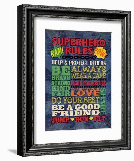 Superhero Rules-N Harbick-Framed Art Print