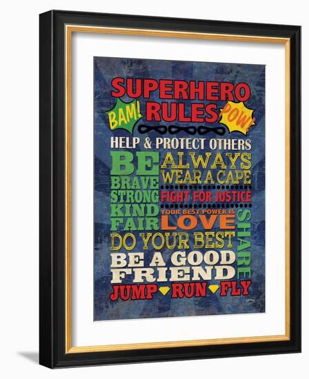 Superhero Rules-N Harbick-Framed Art Print