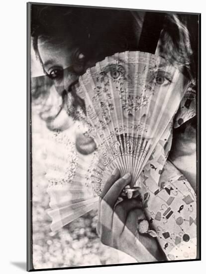 Superimposed Image Used as Symbolic Interpretation of Poem 'The Truth About the Dew' by John Bishop-Gordon Parks-Mounted Photographic Print