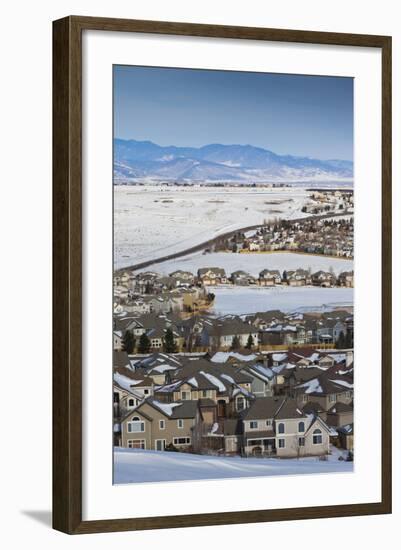 Superior, Greater Denver Suburban Development, Colorado, USA-Walter Bibikow-Framed Photographic Print