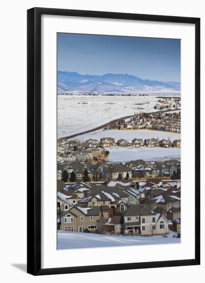 Superior, Greater Denver Suburban Development, Colorado, USA-Walter Bibikow-Framed Photographic Print