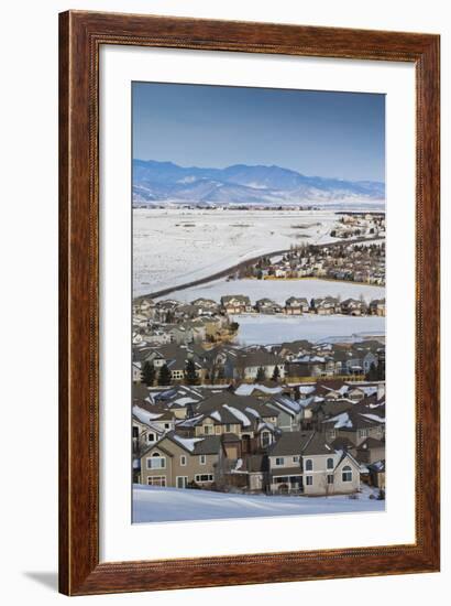 Superior, Greater Denver Suburban Development, Colorado, USA-Walter Bibikow-Framed Photographic Print