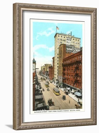 Superior Street, Duluth, Minnesota-null-Framed Art Print