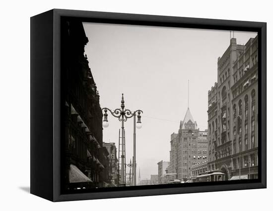 Superior Street I.E. Avenue, Cleveland, Ohio-null-Framed Stretched Canvas