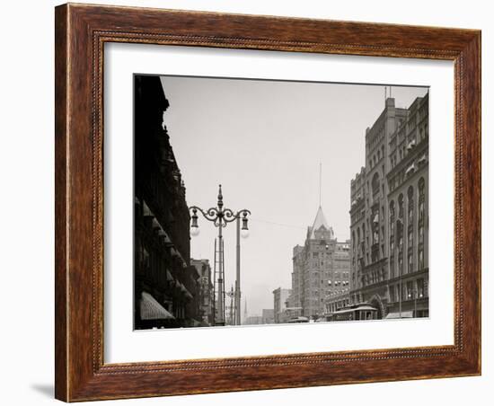 Superior Street I.E. Avenue, Cleveland, Ohio-null-Framed Photo