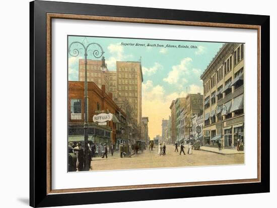 Superior Street, Toledo-null-Framed Art Print