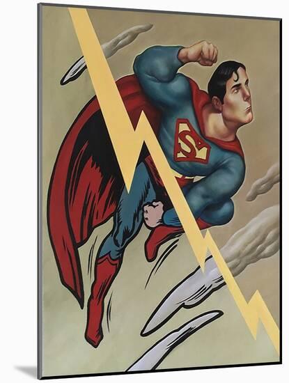 Superman, 2000 (Acrylic on Illustration Board)-Anita Kunz-Mounted Giclee Print