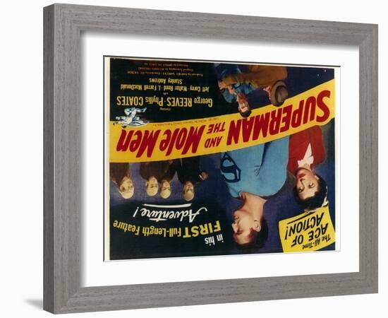 Superman and the Mole Men, 1951-null-Framed Art Print