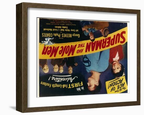 Superman and the Mole Men, 1951-null-Framed Art Print