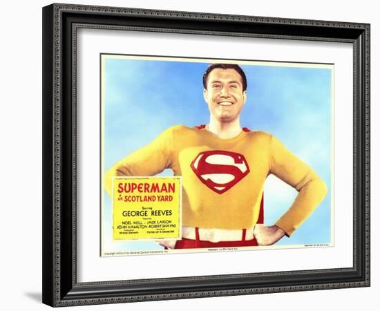 Superman in Scotland Yard, 1954-null-Framed Art Print