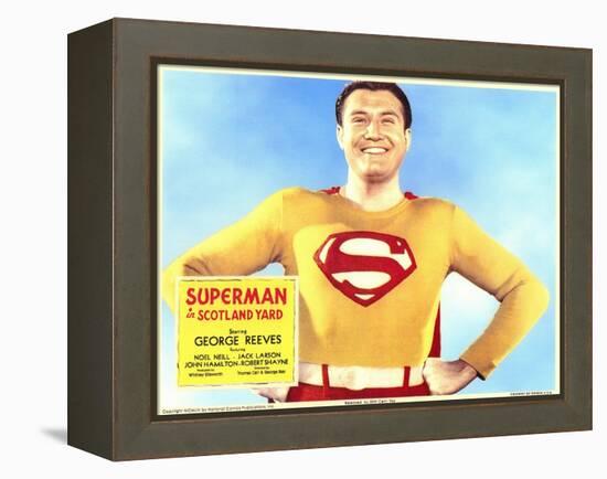 Superman in Scotland Yard, 1954-null-Framed Stretched Canvas