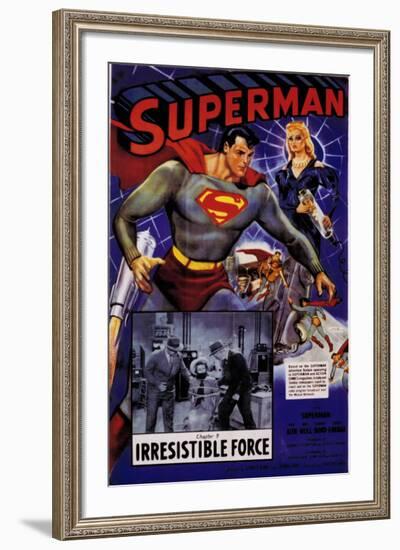 Superman-The Vintage Collection-Framed Art Print