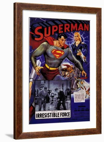 Superman-The Vintage Collection-Framed Art Print