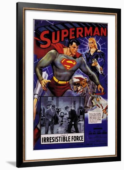 Superman-The Vintage Collection-Framed Art Print