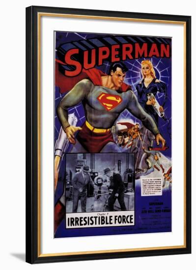 Superman-The Vintage Collection-Framed Art Print