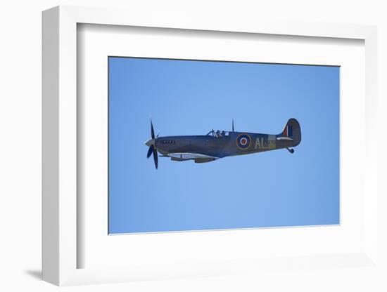 Supermarine Spitfire, British and Allied WWII War Plane, South Island, New Zealand-David Wall-Framed Photographic Print