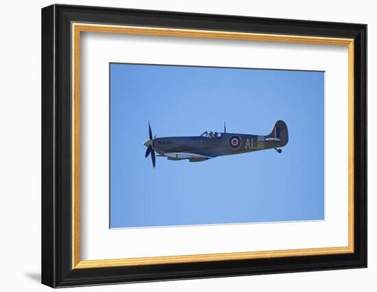 Supermarine Spitfire, British and Allied WWII War Plane, South Island, New Zealand-David Wall-Framed Photographic Print