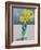 Supermarket Daffodils, 2022 (Watercolour on Paper)-Christopher Ryland-Framed Giclee Print