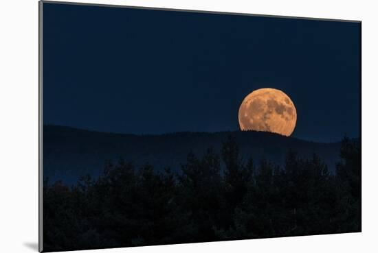 Supermoon Ridge Rise-Brenda Petrella Photography LLC-Mounted Giclee Print