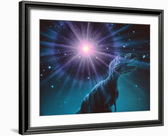 Supernova Dinosaur Extinction-Joe Tucciarone-Framed Photographic Print