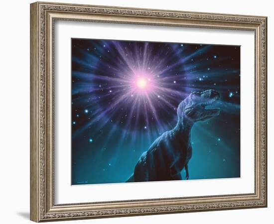 Supernova Dinosaur Extinction-Joe Tucciarone-Framed Photographic Print