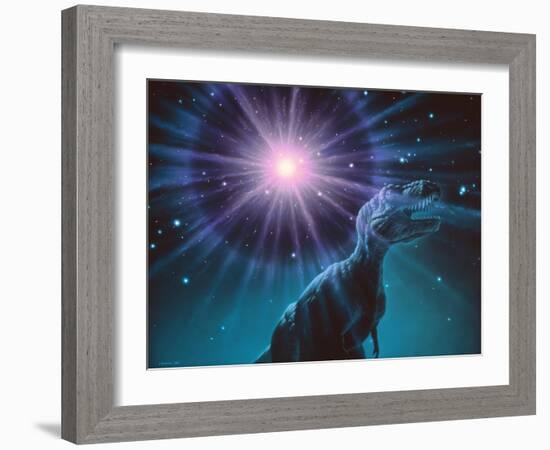 Supernova Dinosaur Extinction-Joe Tucciarone-Framed Photographic Print