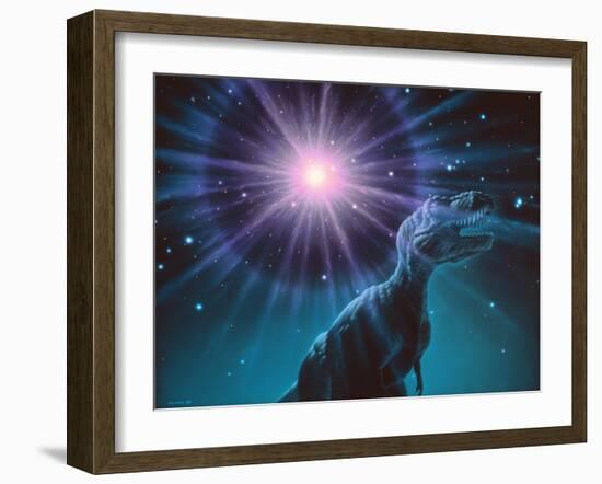 Supernova Dinosaur Extinction-Joe Tucciarone-Framed Photographic Print