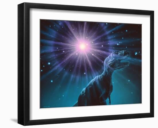 Supernova Dinosaur Extinction-Joe Tucciarone-Framed Photographic Print