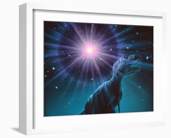 Supernova Dinosaur Extinction-Joe Tucciarone-Framed Photographic Print