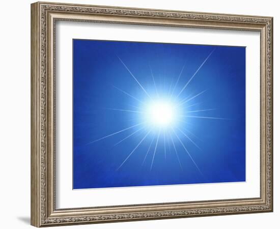 Supernova Explosion, Artwork-Richard Bizley-Framed Photographic Print