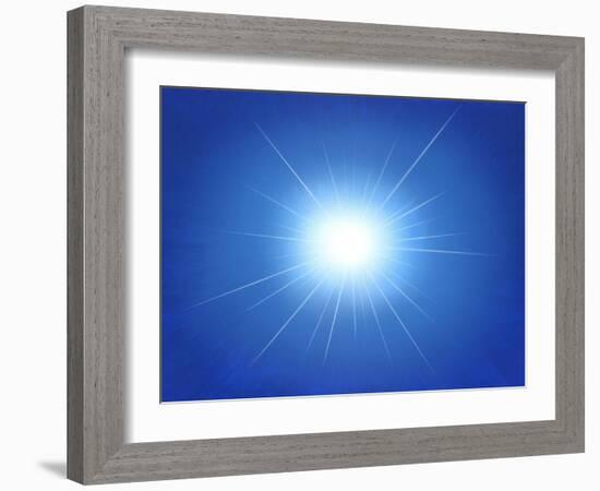 Supernova Explosion, Artwork-Richard Bizley-Framed Photographic Print