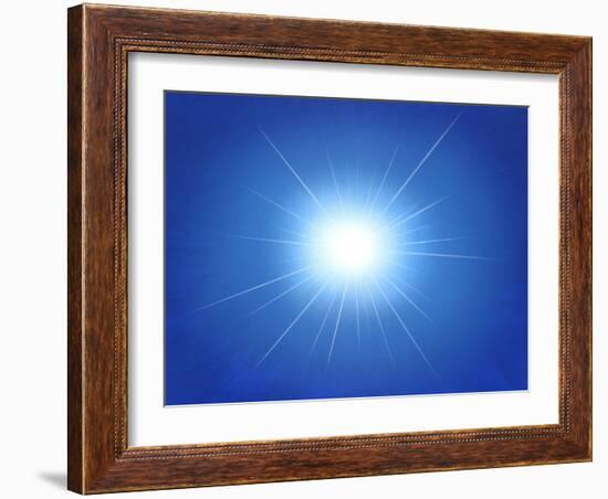 Supernova Explosion, Artwork-Richard Bizley-Framed Photographic Print