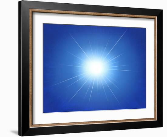 Supernova Explosion, Artwork-Richard Bizley-Framed Photographic Print