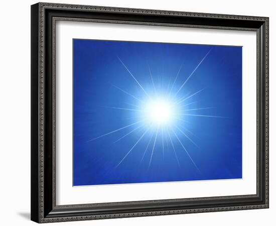 Supernova Explosion, Artwork-Richard Bizley-Framed Photographic Print