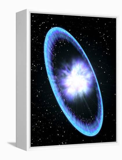 Supernova Explosion-Roger Harris-Framed Premier Image Canvas