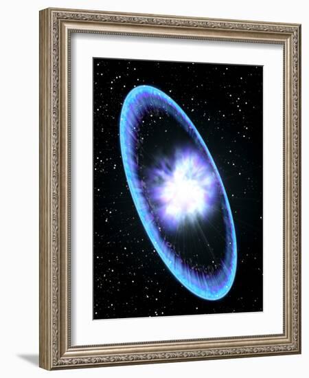 Supernova Explosion-Roger Harris-Framed Photographic Print