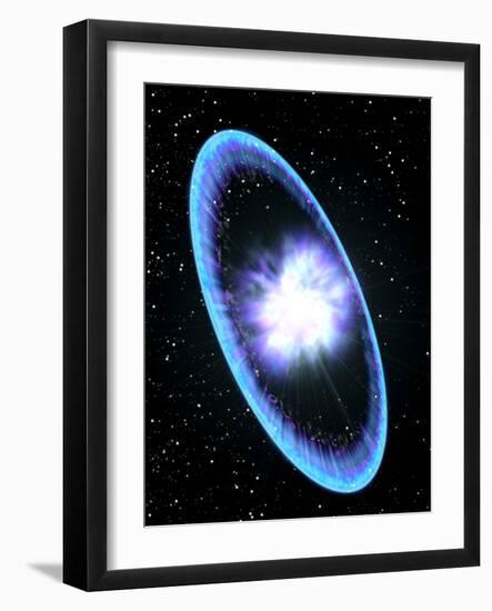 Supernova Explosion-Roger Harris-Framed Photographic Print