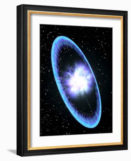 Supernova Explosion-Roger Harris-Framed Photographic Print