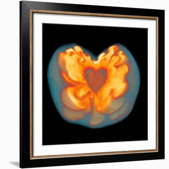Supernova Explosion-Leonhard Scheck-Framed Photographic Print