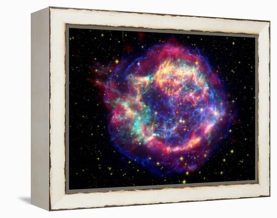 Supernova Remnant Cassiopeia A-Stocktrek Images-Framed Premier Image Canvas