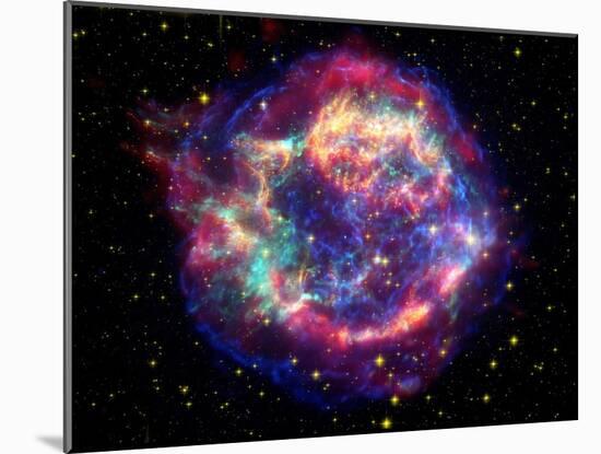 Supernova Remnant Cassiopeia A-Stocktrek Images-Mounted Photographic Print