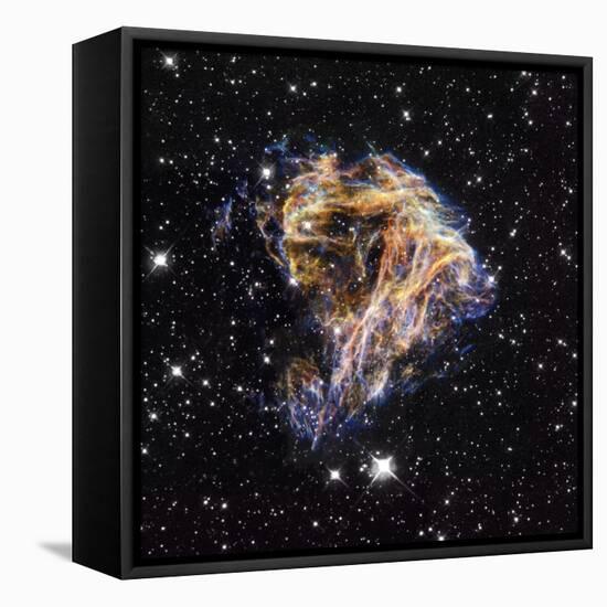 Supernova Remnant LMC N 49-null-Framed Premier Image Canvas